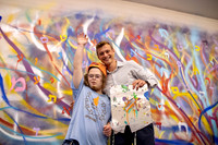 Moully camp-wide collaborative Art Project at Camp HASC